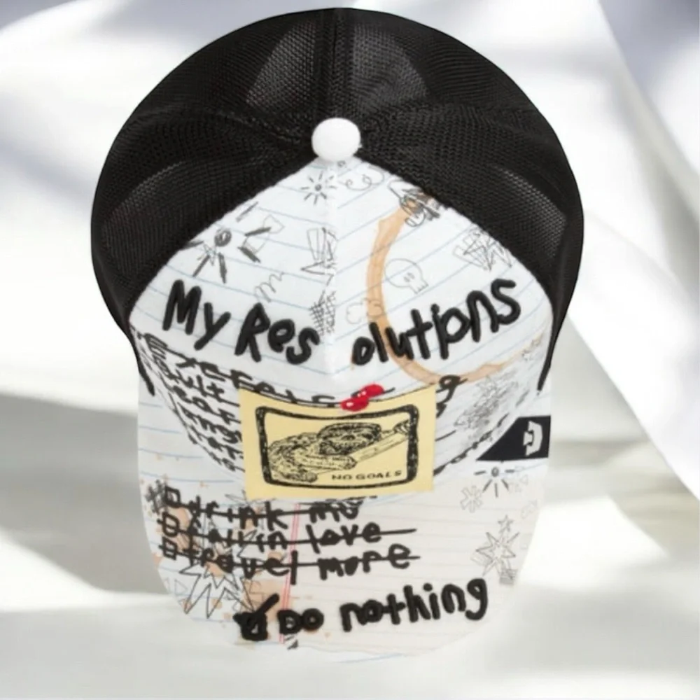 GOORIN BROS NEW YEAR, SAME ME NO RESOLUTIONS SLOTH CAP HAT -Friday Drop- NIB - Picture 7 of 14